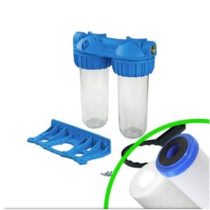 ATLAS FILTRI İkili Bina ve Daire Girişi Su Filtresi (Tortu + Kireç Koruması)